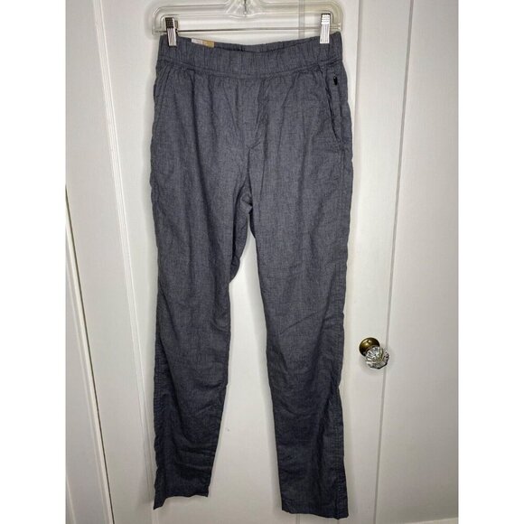 PrAna Vaha Yoga Pants Gravel Weave size xsmall 32” inseam UPF 50+ MSRP $95 - Picture 2 of 6